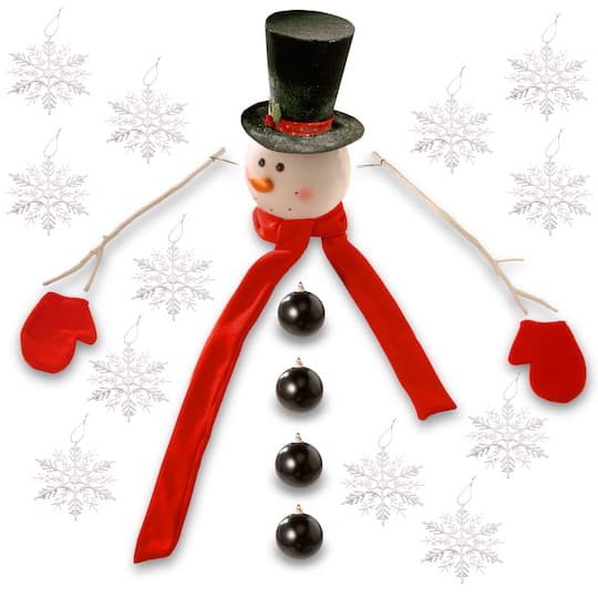 Snowman Tree Kit By National Tree Company in White | 9" x 9" x 14.5" | Michaels®